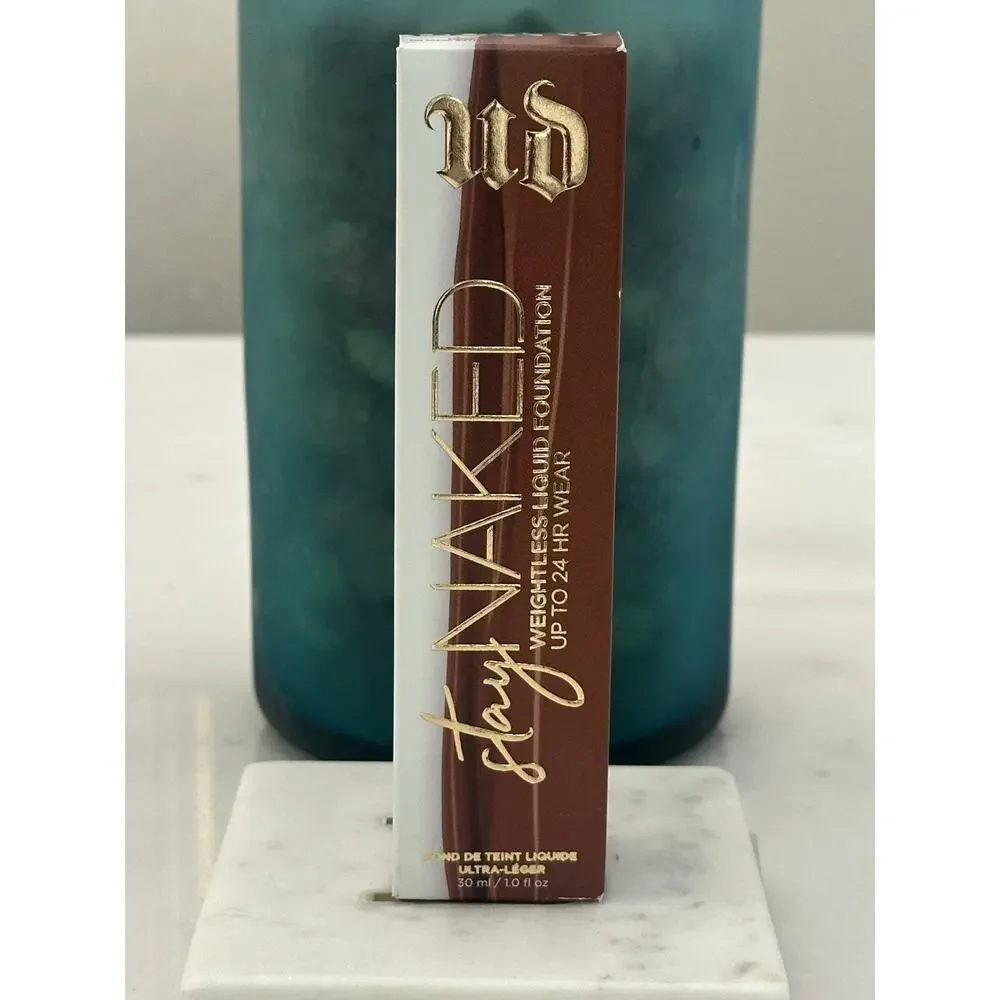 Urban Decay Stay Naked Foundation 80WO Deep Warm Peachy Rare Discontinued NIB